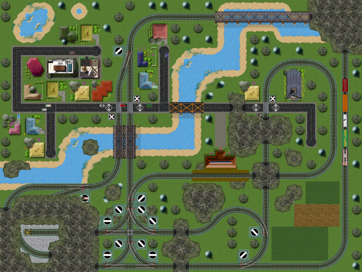 Train Map Layout Rail x Rail 2 Gallery :: Small Town Comforts